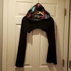Pullover hooded bolero top sci-fi cosplay